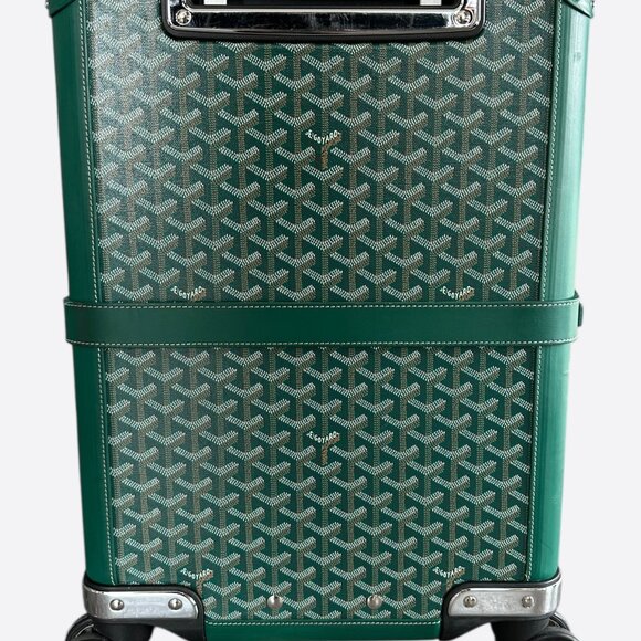 Goyard Green Bourget PM Trolley Case - Picture 3 of 8